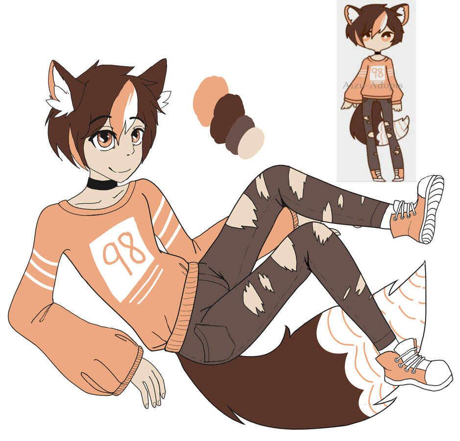 sort of fan art for an adoptable I don't own sort of fan art for an adoptable I don't own